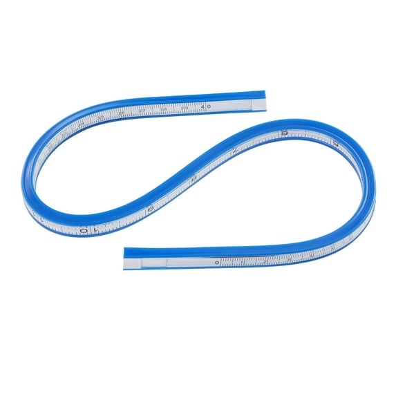 24 Inch Pacific Arc Flexible Curve Graduated Ruler with Inking Edge, for Drawing, Pattern Making, Engineering, Stencil Making, Saddle Fitting