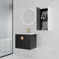 thumbnail image 1 of 24-Inch Plywood Vanity with Ceramic Sink and Side Cabinet for Space-Efficient Bathroom Design, 1 of 7