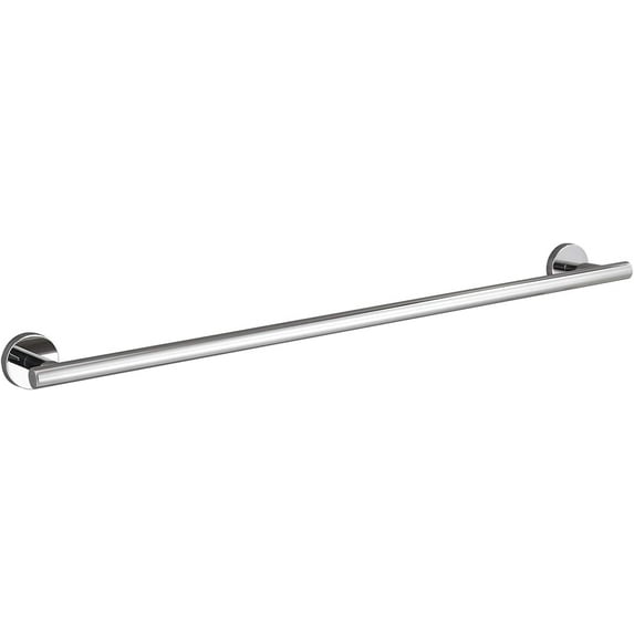 USHOWER 26 inches Polished Chrome Towel Bar for Bathroom Towel Rack Modern Wall Mount Towel Rod, SUS304 Stainless