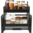 24 Inch Pull Down Shelf, Pull Down Spice Rack for Upper
