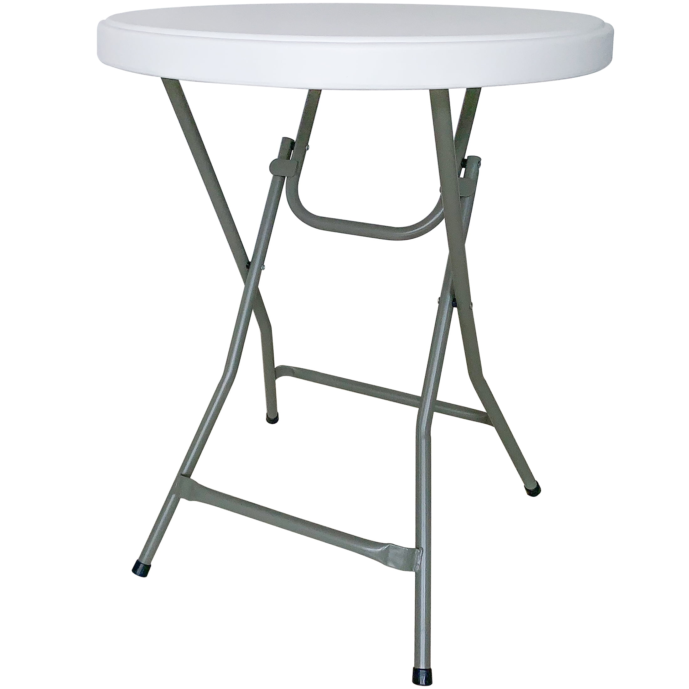 24 Inch Round Folding Table Outdoor White Plastic Folding Utility Table