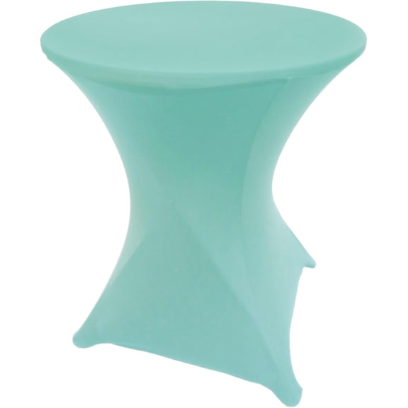 24 Inch Round x 30 Inch Tall Spandex Cocktail Tablecloth Folding Cover Stretch