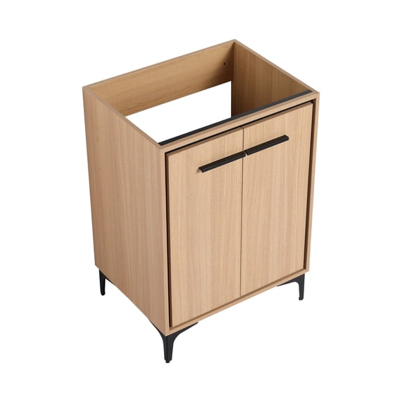 24 Inch Single Sink Bathroom Vanity without Top American Design for Bathroom Use