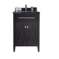 thumbnail image 1 of 24 Inch Single Sink Espresso Cabinet Bathroom Vanity With Black Wood Countertop - Laviva, 1 of 2