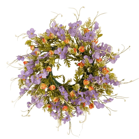 24 Inch Spring Wreaths for Front Door,European Style Peony Wreath Valentines Spring Door Wreath Easter Wild Floral Summer Wreaths Outside All Season for Farmhouse Porch Wall Living Room Home Decor
