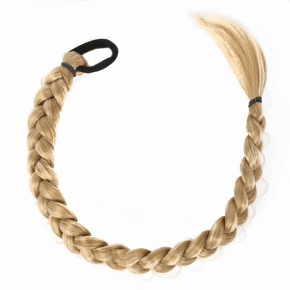 24 Inch Synthetic Long Braided Ponytail Hair Extensions For Women High Temperature Fiber Hair Accessories