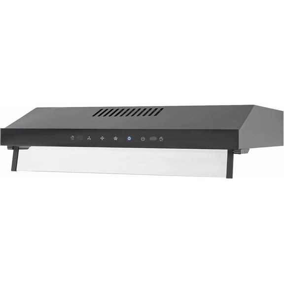 24 Inch Under Cabinet Range Hood with 900-CFM, 3 Speed Gesture Sensing &Touch Control Panel, Kitchen Range Hood with Stainless Steel Kitchen Vent