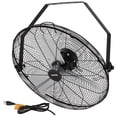 thumbnail image 1 of 24 Inch Wall Mount Fan, 7000 CFM 3 Speeds High Velocity Industrial Fan with 360° Tilt Head, IP44 Waterproof Heavy-Duty Aluminum Blades for Workshop, Warehouse, Greenhouse, Commercial, 1 of 7