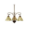 thumbnail image 1 of 24 Inch Wide willow jadestone 3 lt Chandelier, 1 of 2
