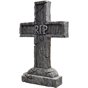 24 Inch x 16 Inch x 3 Inch Rest in Peace Cross Tombstone