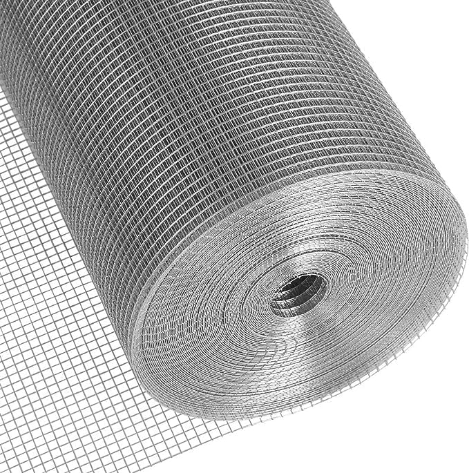 24 Inch x 50 Foot Hardware Cloth 1/4 Inch Mesh Galvanized Steel Wire
