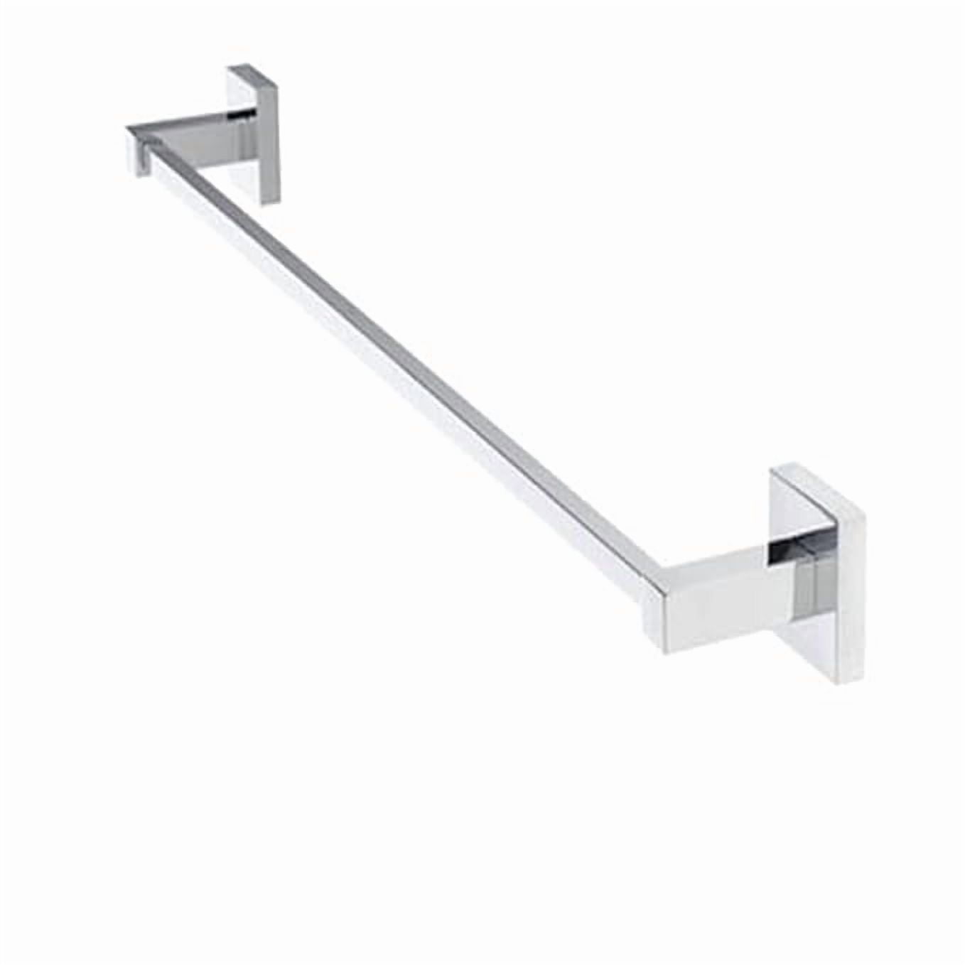 24 Inches Stainless Steel Towel Bar/Holder Square | Bathroom Towel Rod Holder | Wall Mounted Hand Towel Rail for Kitchen and Washroom (1)