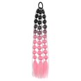 thumbnail image 1 of 24 Inches Synthetic Ponytail Hair Extensions Lightweight Braided Festival Rave Wear For Girls Everyday Style, 1 of 7