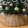 24 Inches Tree Collar Woven Seaweed Tree Basket Skirt Rustic Farmhouse
