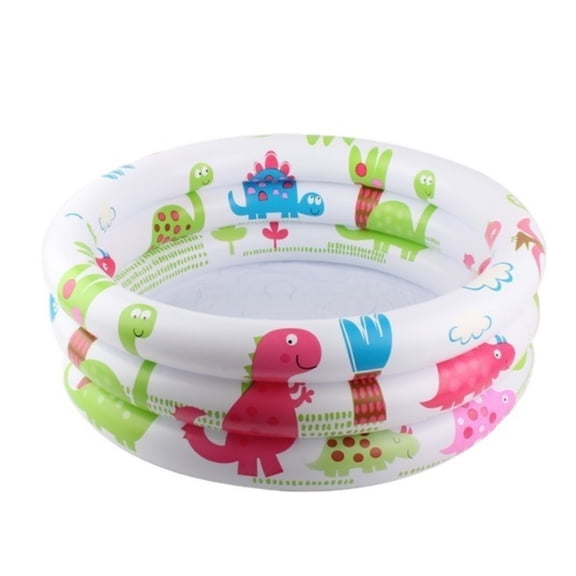 24" Inflatable Kiddie Pool, Dinosaur Print, Water Pool, Ball Pit & Pet Bath