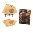 thumbnail image 1 of 24 Karat USA Flag Patriotic Statue of Lady Liberty Gold Plated Waterproof Playing Cards, 1 of 1