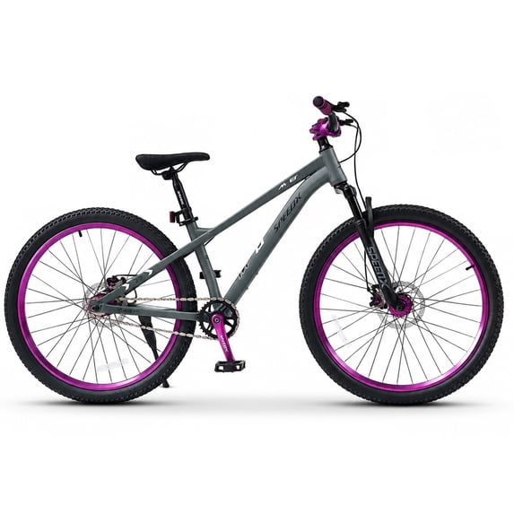 24" Kids Bike for Boys and Girls Ages 6+, Akaber 120-Sound Kids Mountain Bike, Bicycle for Kids with Front Suspension, Carbon Steel Frame, Dual Disc Brakes