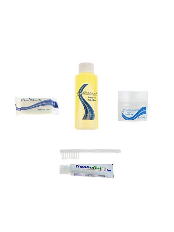 24 Kits - Bulk Case of Wholesale Teen Basic Hygiene & Toiletries for Men, Women, Travel, Charity