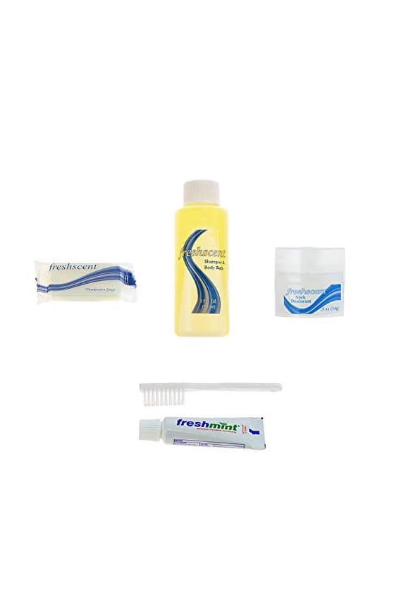 24 Kits - Bulk Case of Wholesale Teen Basic Hygiene & Toiletries for Men, Women, Travel, Charity