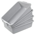 thumbnail image 1 of 24 L Plastic Bus Tubs, Large Utility Bus Boxes, 4-Pack, 1 of 7
