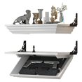 thumbnail interactive-video image 1 of Aolamegs 2-Pack Foam Gun Rack + Magnetic & Hook Strip – Wall Mountable Rifle Storage 1 of 6