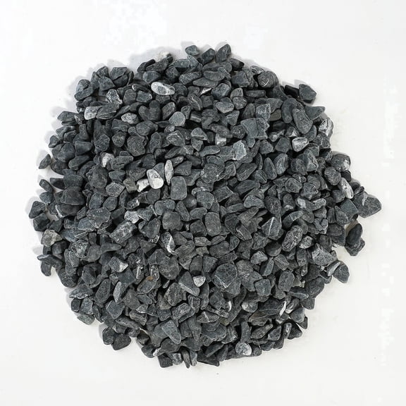 24 LBS Natural Gravel for Fish Tank, StoneCreek Betta Fish Aquarium Gravel, Vase Filler, River Rocks, Fish Tank Decorations, Perfect for Aquarium Decor, Fish Tank, & Indoor Plant, Black