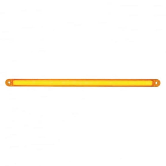 24 LED 12" Dual Function Light Bar - GLO Light - Amber LED/Amber Lens