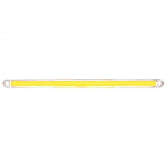 24 LED 12" Dual Function Light Bar - GLO Light - Amber LED/Clear Lens