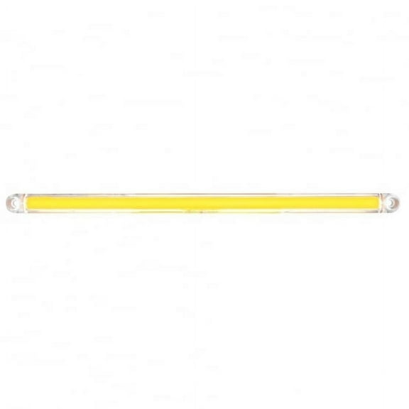 24 LED 12" Dual Function Light Bar - GLO Light - Amber LED/Clear Lens