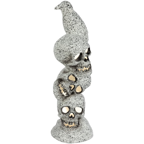 24" LED Skull Totem Blow Mold Lamp by Ashland