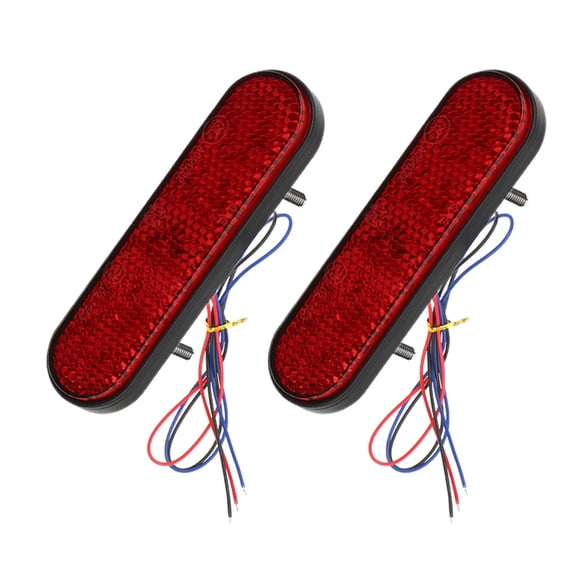 24 LED Turn Light Oval Trailer Lights Side Marker Tail Light Replacement Tail Stop Brake Light Easy Installation