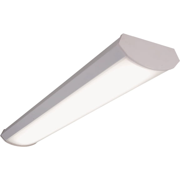 HALO Metalux 2 Ft LED Wraparound Ceiling Light Fixture 2WPLD2040R - 2300 Lm - White