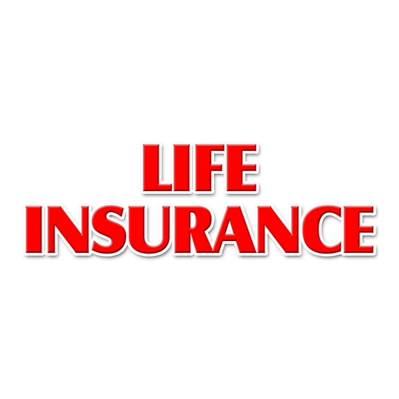 24" LIFE INSURANCE DECAL sticker financial income quotes terms servicews