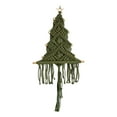 thumbnail image 1 of 24" Large Macrame Christmas Tree Wall Hanging – Boho Christmas Wall Decor, Handmade Macrame Xmas Tree Ornament for Holiday Home, Party Decorations, Rustic Bohemian Wall Art, Winter Decor, 1 of 5