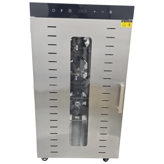 24-Layer Stainless Steel Food Dehydrator Commercial Industrial Fruit Vegetable Medicinal Dryer 1600W
