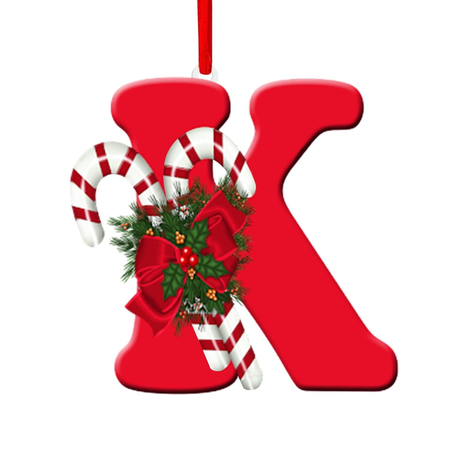 24 Letter Christmas Tree Hanging Pendant Christmas Letters Ornaments a