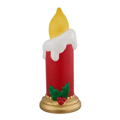 24" Lighted Candle Blow Mold by Ashland - Holiday and Christmas Home Decor