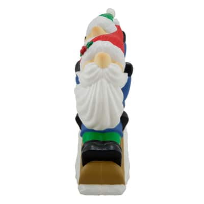 24" Lighted Sledding Gnomes Blow Mold by Ashland - Holiday and Christmas Home Decor
