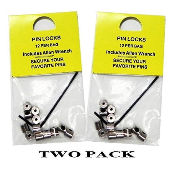 PPM Brands Locking Pin Keepers Lapel Pin Backs Silver Metal 24 Count