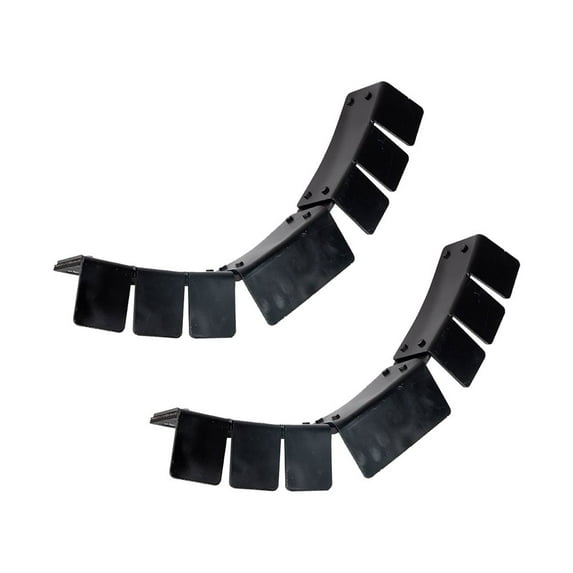 24" Long Steel Coil Edge Protector w/ Rubber Pads - Steel Powder Coated Heavy Duty Corner Protector Ideal for Industrial Processes, Transportation, and Storage