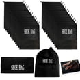 thumbnail image 1 of 24 Lot Travel Shoe Bags Luggage Black Bag Golf Suitcase Storage Case Pack Save !, 1 of 5