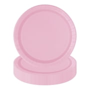 24CT 7IN Light Pink Dessert Paper Plates by Way To Celebrate