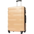thumbnail image 1 of 24" Luggage with TSA Lock, Hardside Expandable Luggage with Spinner Wheels, ABS Travel Suitcase Carry on Luggage for Adults, Rose Gold, 1 of 8