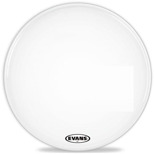 24" MS1 Marching Bass Drum Head White
