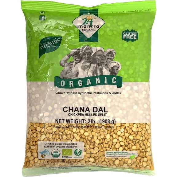 24 Mantra Organic Chana Dal 2lb