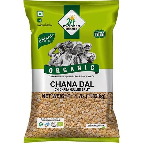 24 Mantra Organic Chana Dal (Split Chickpea)