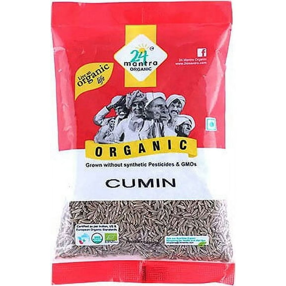 24 Mantra Organic Cumin Seeds 7 oz bag