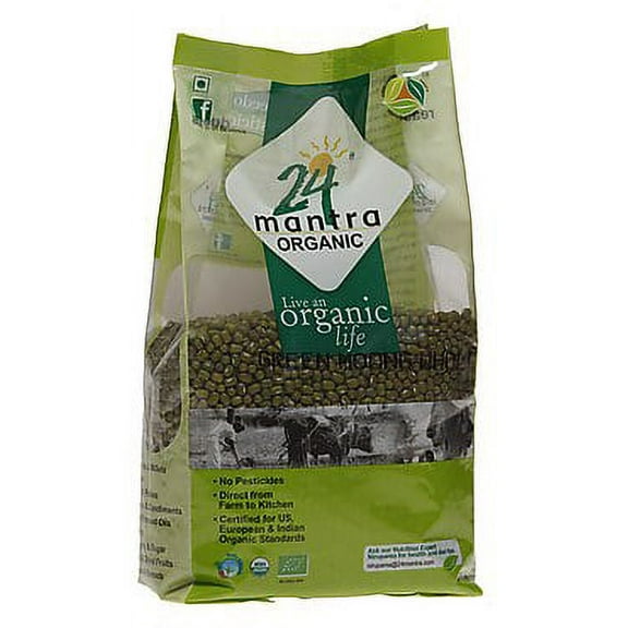 24 Mantra Green Moong Whole 2lb