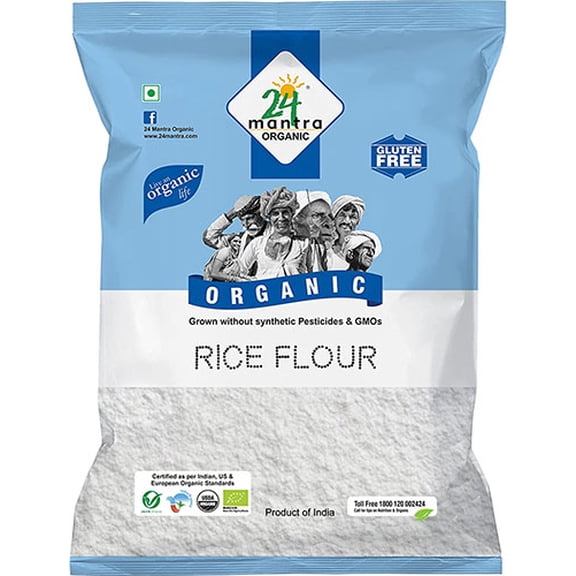 24 Mantra Organic Rice Flour - 4 lbs