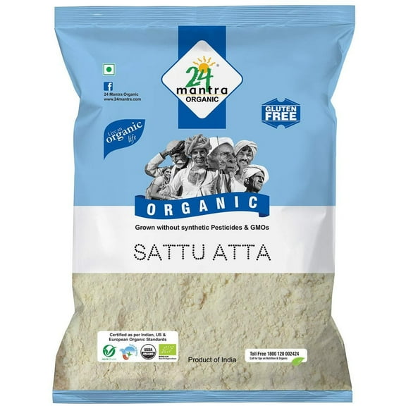 24 Mantra Organic Sattu Flour (Roasted Gram Flour)